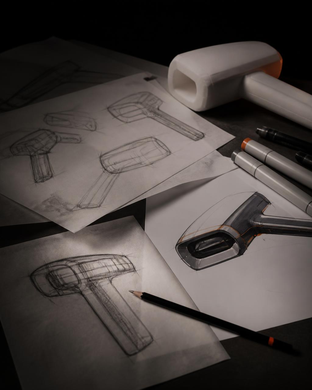 Concept sketches exploring product directions