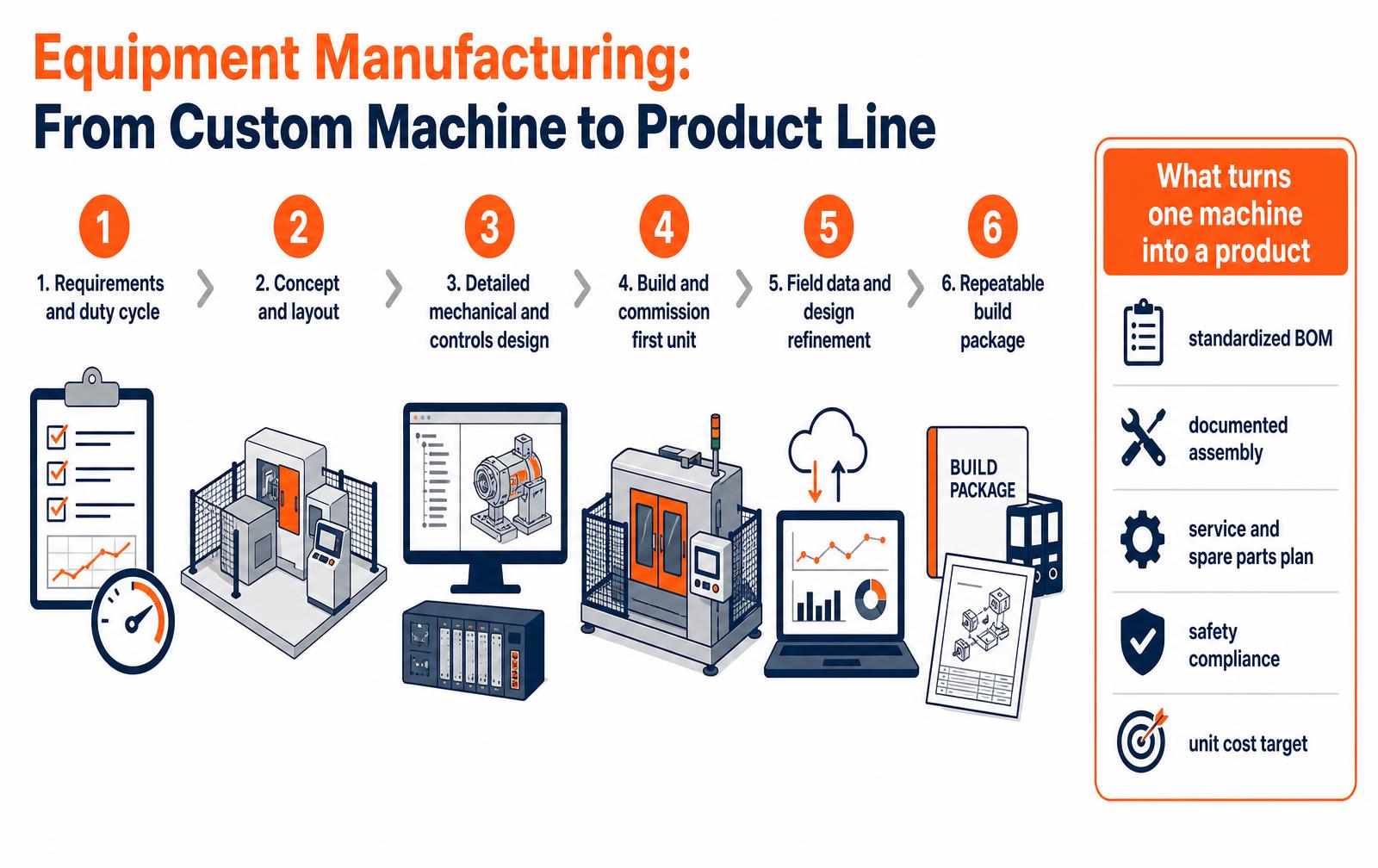 The Equipment Manufacturing Industry: From Custom Machine to Product Line