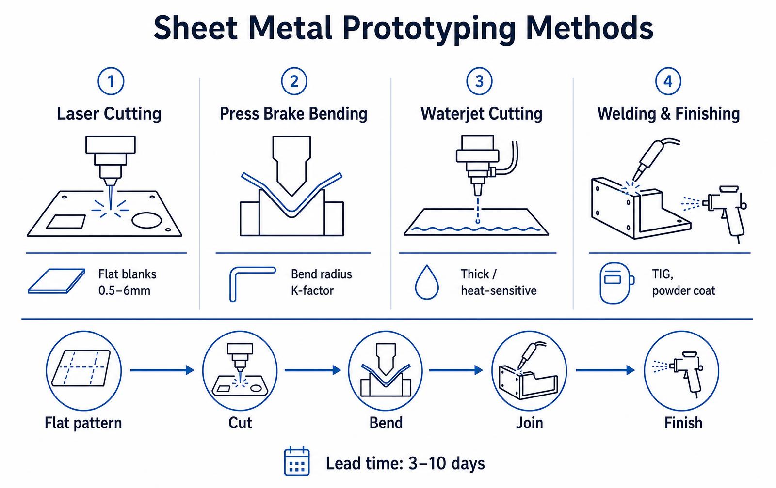 Sheet Metal Prototyping: Methods, Costs and Design Rules