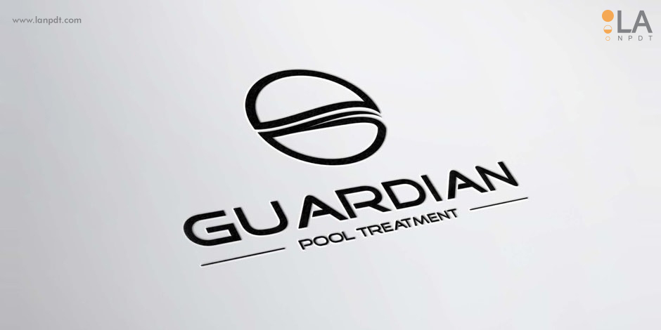 Guardian Pool Treatment Logo Black designed by LA New Product Development Team