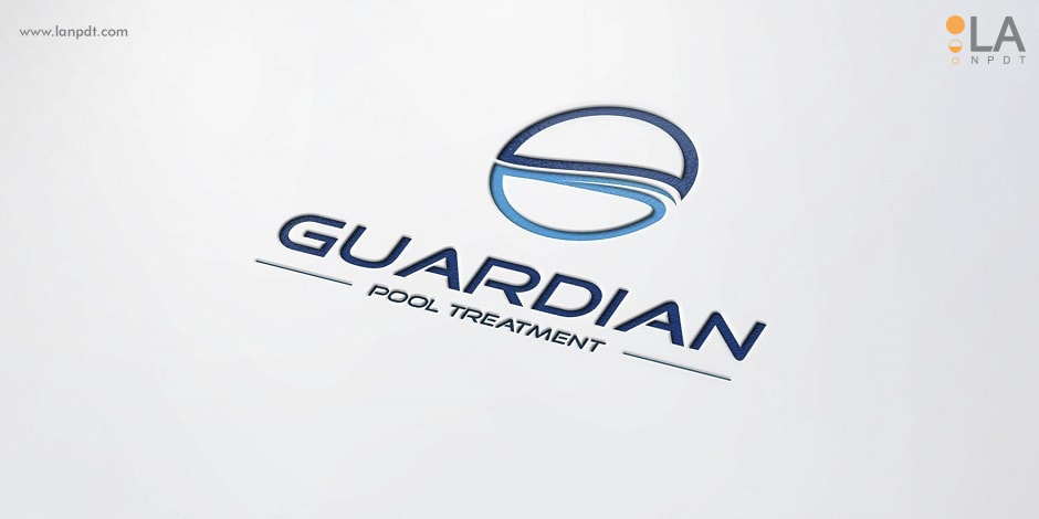 Guardian Pool Treatment Logo Print designed by LA New Product Development Team