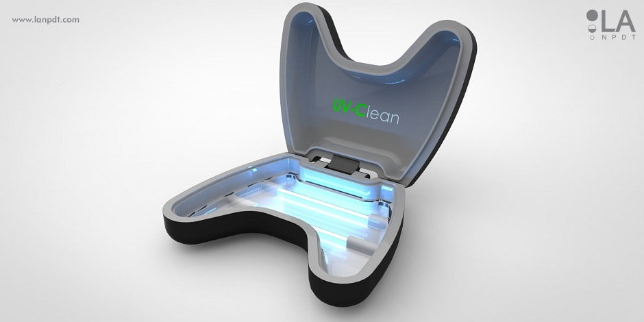 UV-Clean - Sanitizing case for game and remote controllers. Designed by LA NPDT, Shreveport, Louisiana