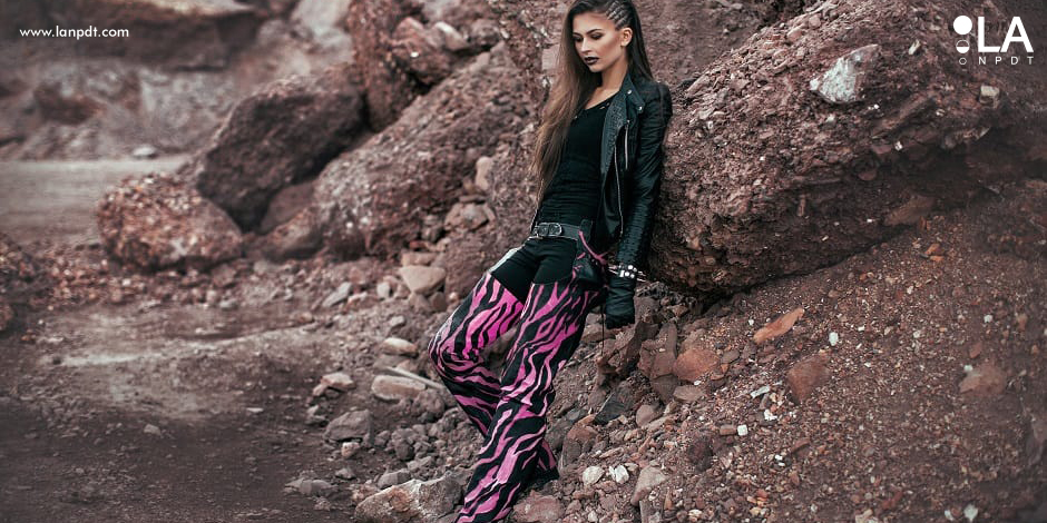 TC Road Gear Pink Zebra Motorcycle Chaps for Women