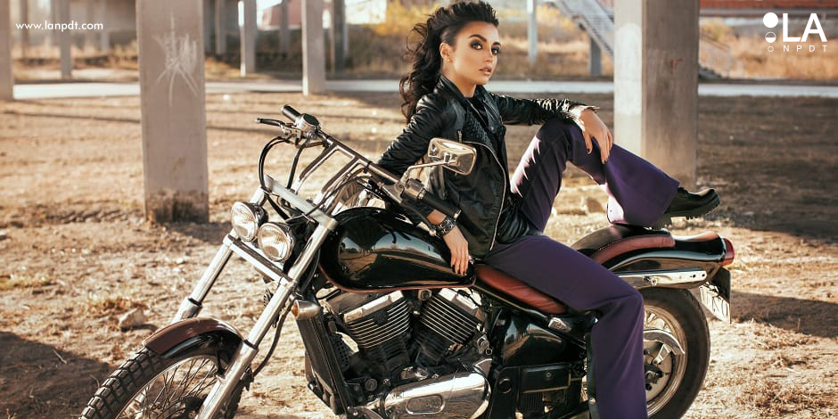 TC Road Gear Purple Motorcycle Chaps for Women