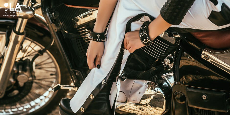 TC Road Gear White Motorcycle Chaps for Women