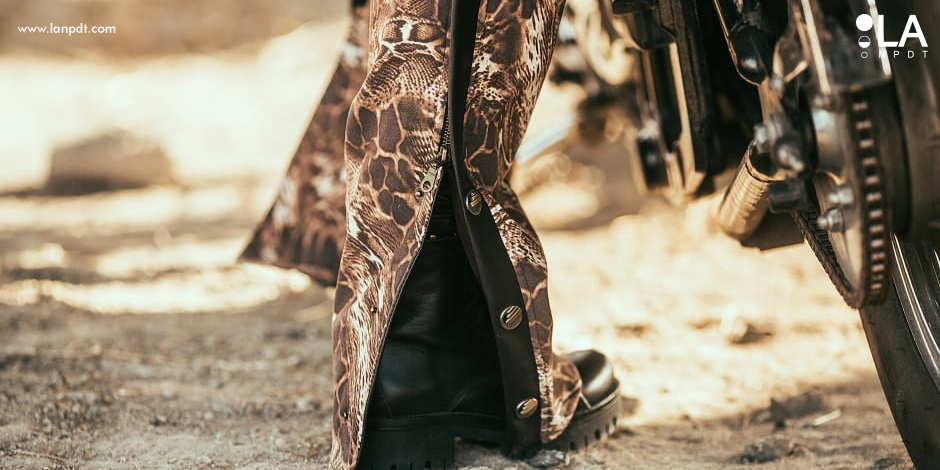 TC Road Gear Snake Motorcycle Chaps for Women