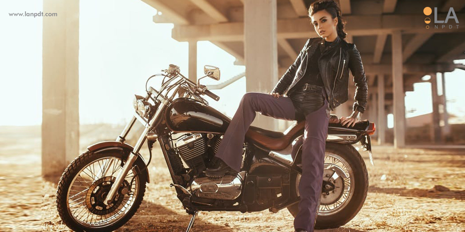 TC Road Gear Purple Motorcycle Chaps for Women