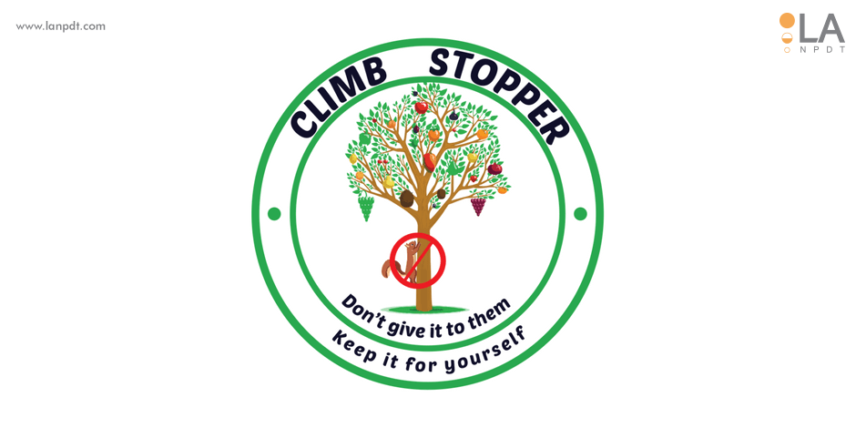 Logo design was made collectively with the owners of climb stopper.