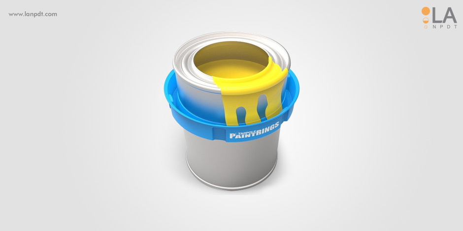 Paint Rings Catch Dripping Paint from Cans Keeping Your Floors Clean designed by LA NPDT for Tadpole