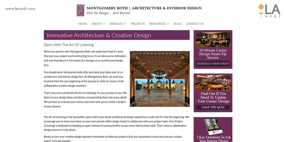 Montgomery Roth Website Migration, LA New Product Development Team