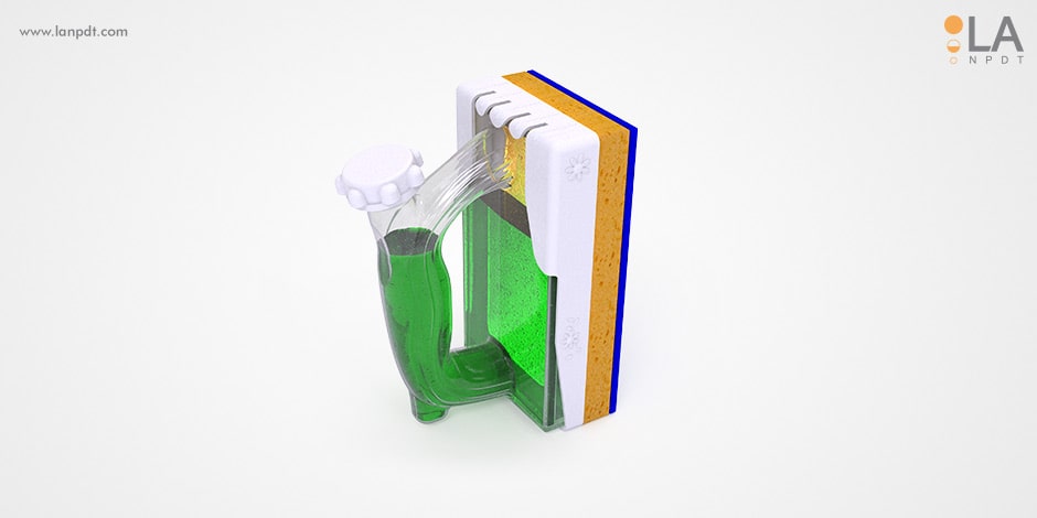 Zippie Sponge Scrubber, Aesthetic Prototype, Ergonomic Design, LA NPDT