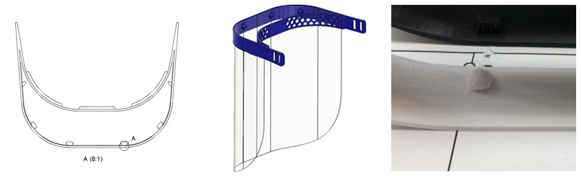 product development, product development team, prototyping, market needs, upshield, face shield, covid-19, la npdt