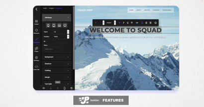 Up Builder, Website builder application development by LA NPDT, web application