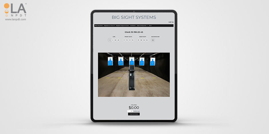 Custom web development services, Web development solutions, 3d product rendering, Big Sight Systems, LA NPDT