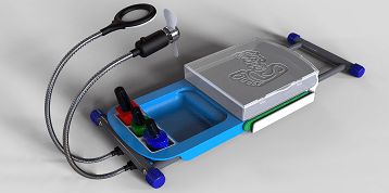 QikPedi Step - Pedicure Stand - Spa Product Development Manufacturing