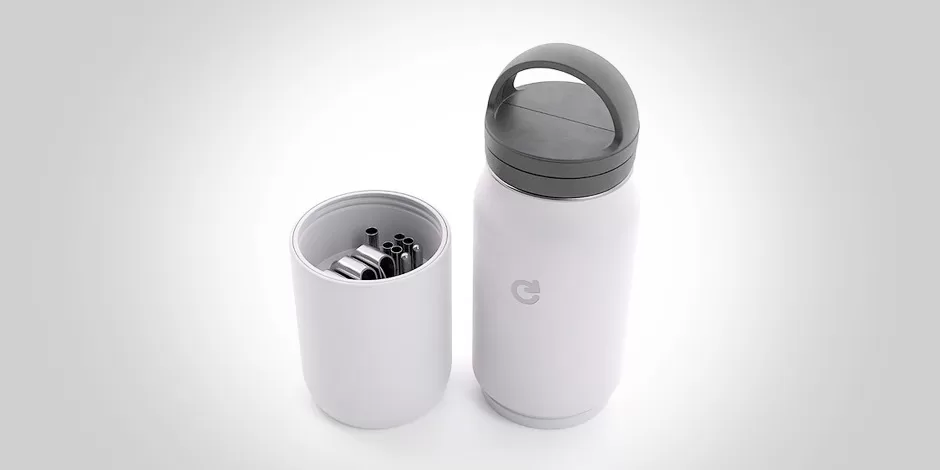 Evera Bottle, Product Render