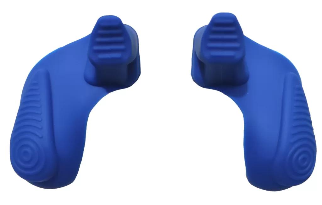 Silicone rubber prototype of Sure Fit Pro Grip Controller Grips, Ergonomic gaming controller, Gaming Comfort, LA NPDT's Design of controller grips for Sure Fit Pro Grips