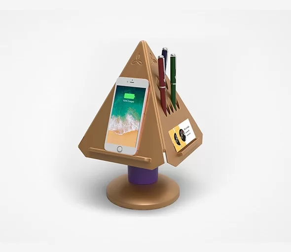 Prism, High Tech Design Desk Organizer, 3d Print, Product Design, Prototypes, LA NPDT