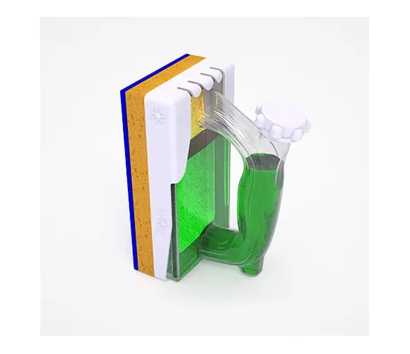 Zippy Sponge Scrubber, 3D Print, Product Design, Prototypes, LA NPDT