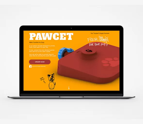 Pawcet, Web Development Services, Marketing, Visual Design, Website, La New Product Development Team