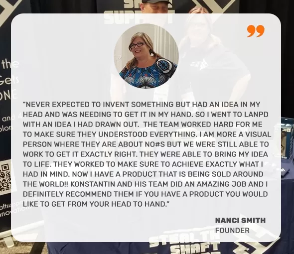 Nanci Smith, Stealth Shaft Support, Silicone Adult, Product Design, Marketing, Product Design, Prototypes, Packaging, LA NPDT