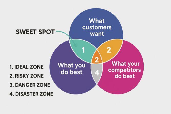 Product positioning balance