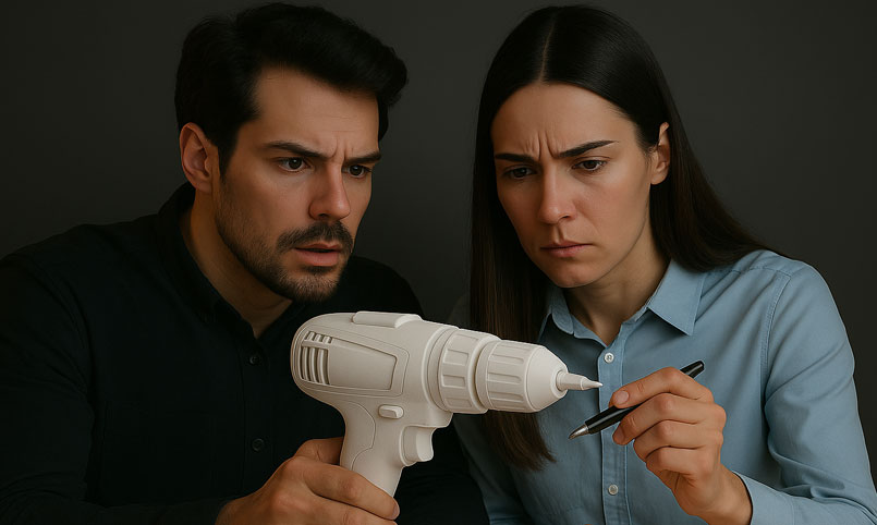 Engineers with 3D drill, New Product Development Consulting Companies, LA New Product Development Team