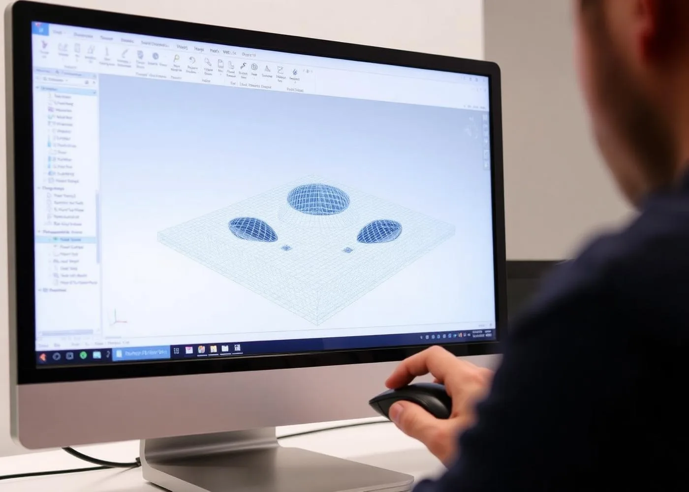 3D scanning services scan-to-CAD reverse engineering workflow on screen