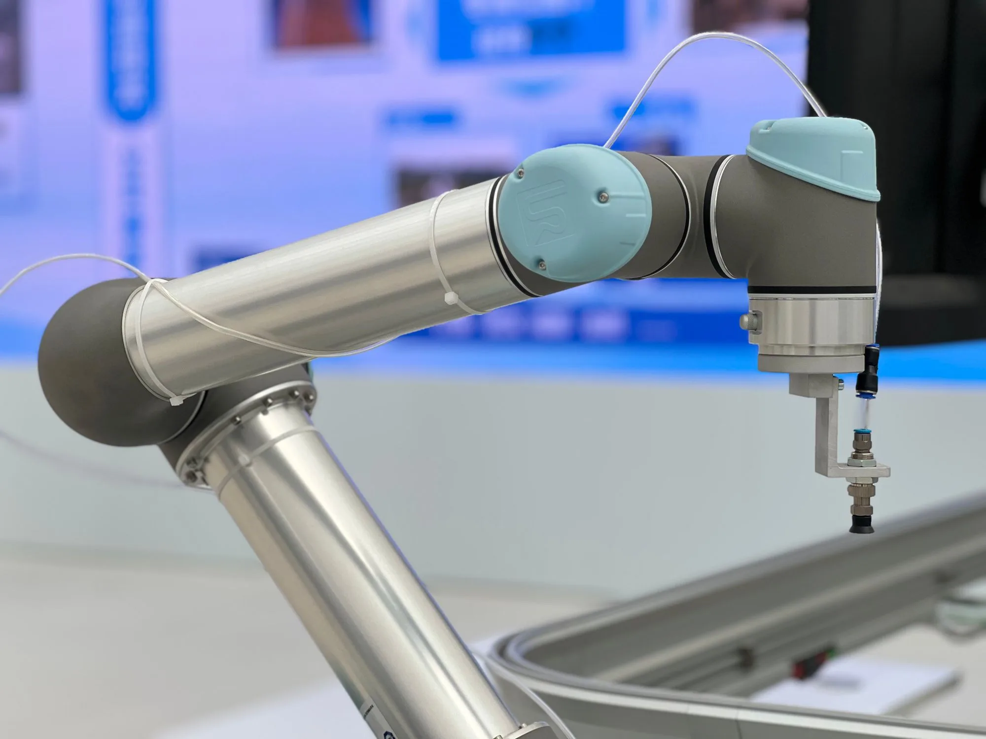 Short-run PCB assembly line with pick-and-place machine placing components