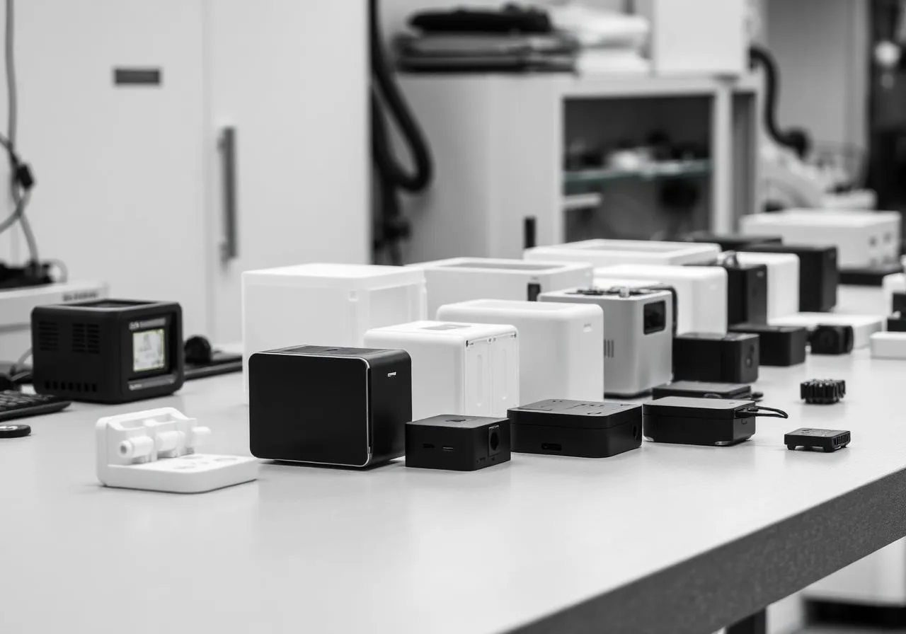 CNC machined and injection molded parts from a low volume production run