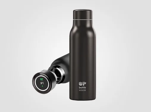 Up Bottle - Smart water bottle with embedded temperature display